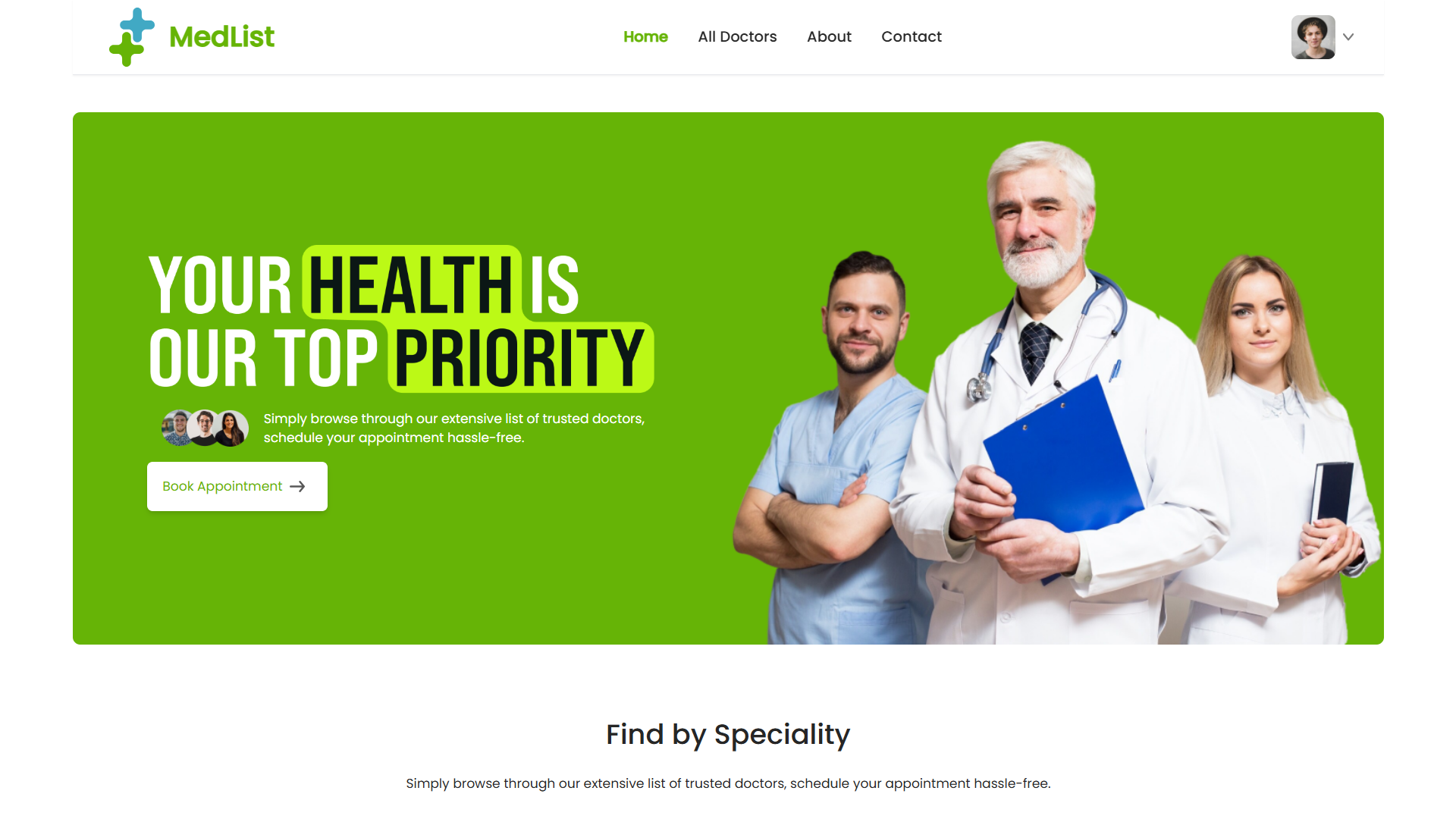 Medlist Health Platform